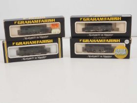 A group of GRAHAM FARISH N gauge Prairie steam tank locomotives all in various BR liveries - G/VG in