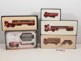 A group of CORGI 1:50 scale rigid and articulated diecast lorries all from the 'Premium Edition