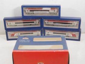 A BACHMANN OO gauge 32-627 Class 221 Super Voyager 5-car DMU in Virgin Trains livery named 'Dr