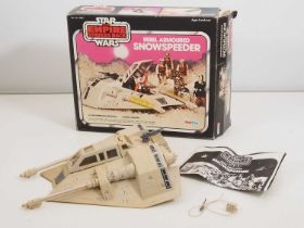 A vintage Star Wars (Empire Strikes Back) PALITOY Rebel Armoured Snowspeeder, complete with