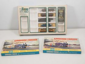 A pair of vintage N gauge train sets by GRAHAM FARISH and LIMA (not totally complete) together