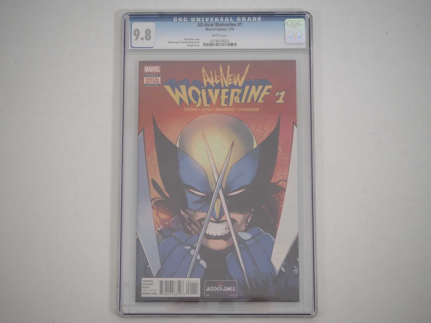 ALL-NEW WOLVERINE #1 (2016 - MARVEL) - GRADED 9.8(NM/MINT) by CGC - The debut of X-23 as Wolverine