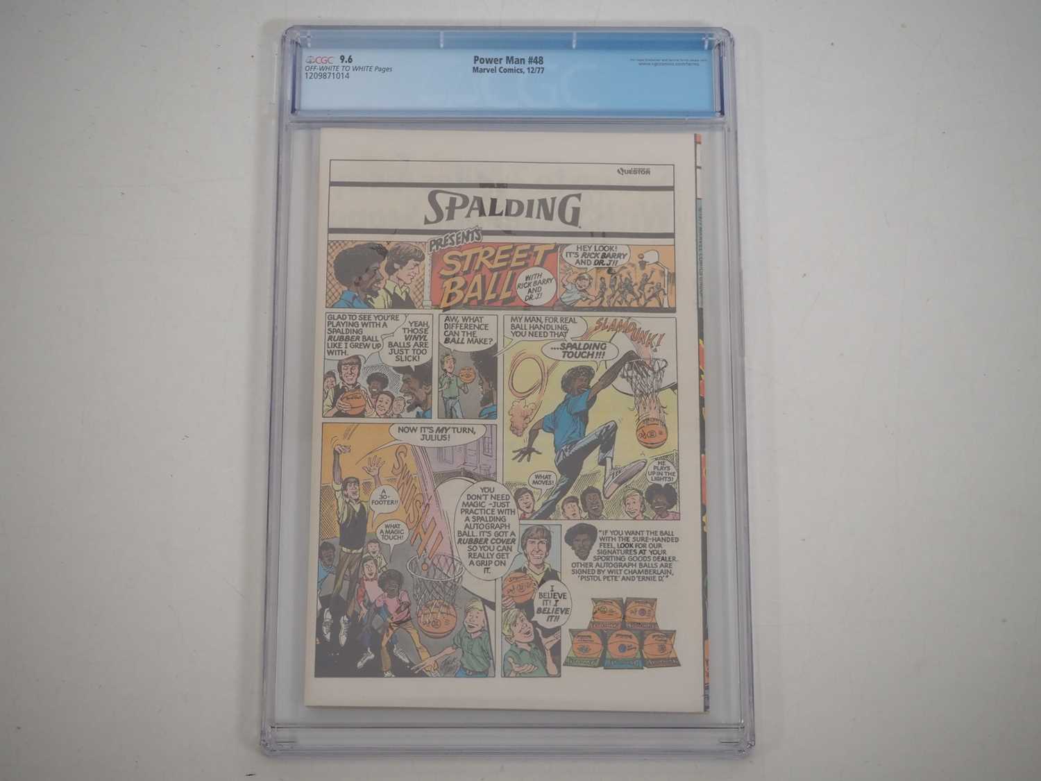 POWER MAN #48 (1977 - MARVEL) - GRADED 9.6(NM+) by CGC - Includes the first meeting of Power Man & - Image 2 of 4