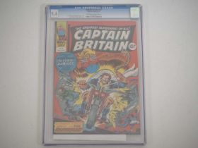 CAPTAIN BRITAIN #37 (1977 - MARVEL UK) - GRADED 9.4 (NM) by CGC - Dated June 22nd - Includes an