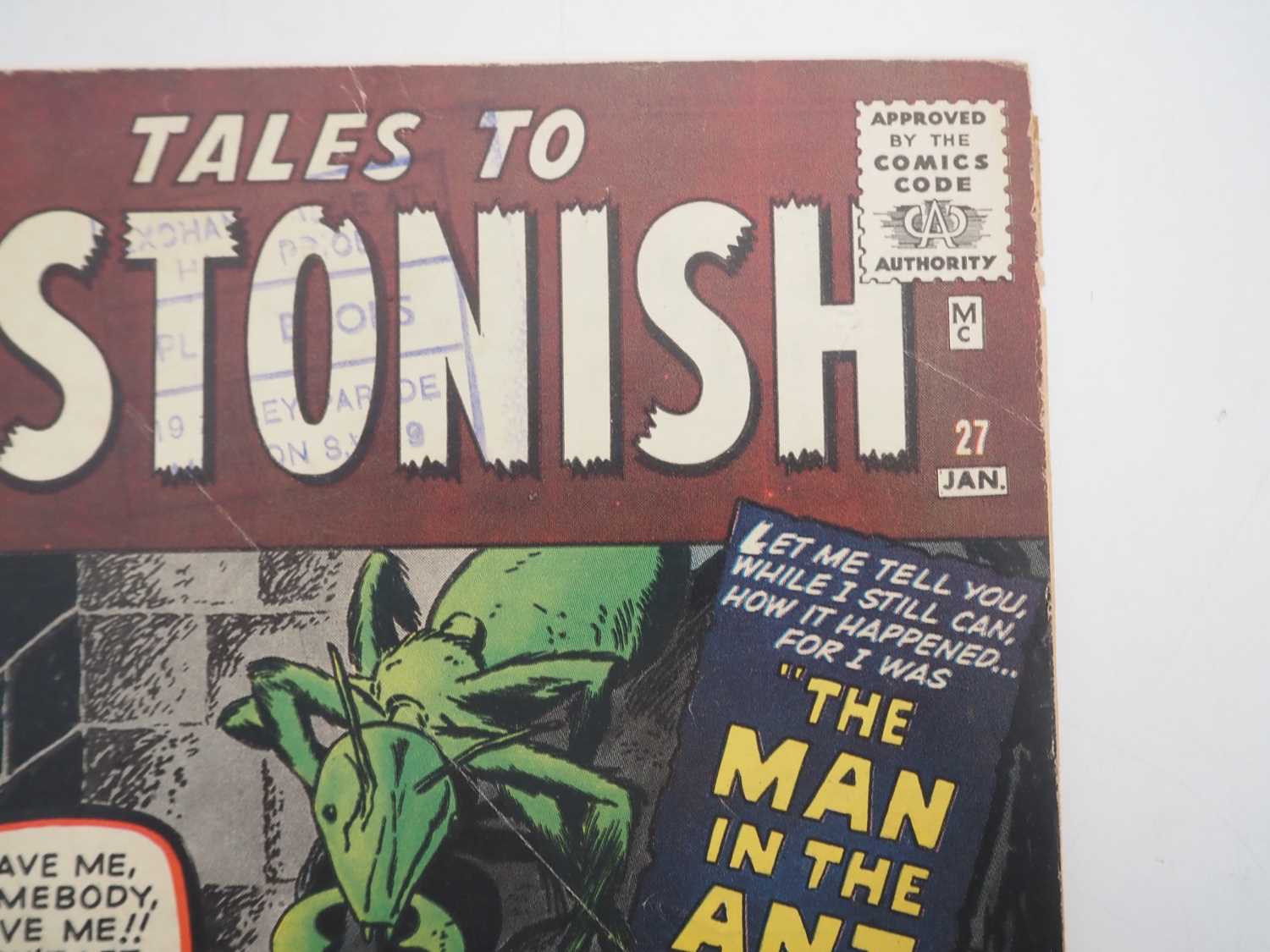 TALES TO ASTONISH #27 (1962 - MARVEL) - First appearance of Ant-Man (Henry Pym) + Currently #12 on - Image 3 of 27