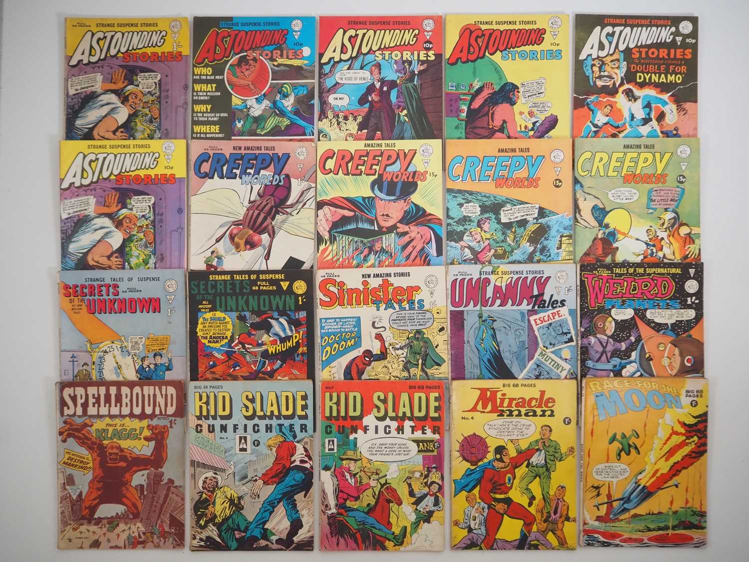 MIXED UK REPRINT LOT (20 in Lot) - Includes the following ALAN CLASS issues: ASTOUNDING STORIES #11,