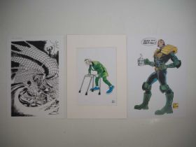 JIM BAIKIE (28/2/1940 - 29/12/2017) PRINTS (3 in Lot) - Includes a print of the Judge Dredd