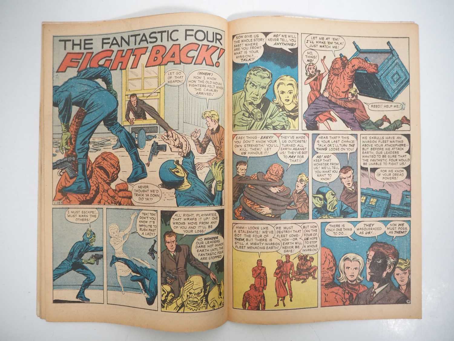 FANTASTIC FOUR #2 (1962 - MARVEL) - The first team appearance of the Skrulls + the second team - Image 17 of 28