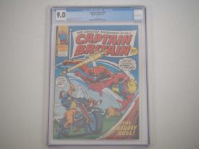 CAPTAIN BRITAIN #38 (1977 - MARVEL UK) - GRADED 9.0 (VF/NM) by CGC - Dated June 29th - Includes