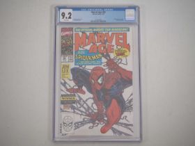 MARVEL AGE #90 (1990 - MARVEL) - GRADED 9.2 (NM-) by CGC - Spider-Man #1 preview with cover art by