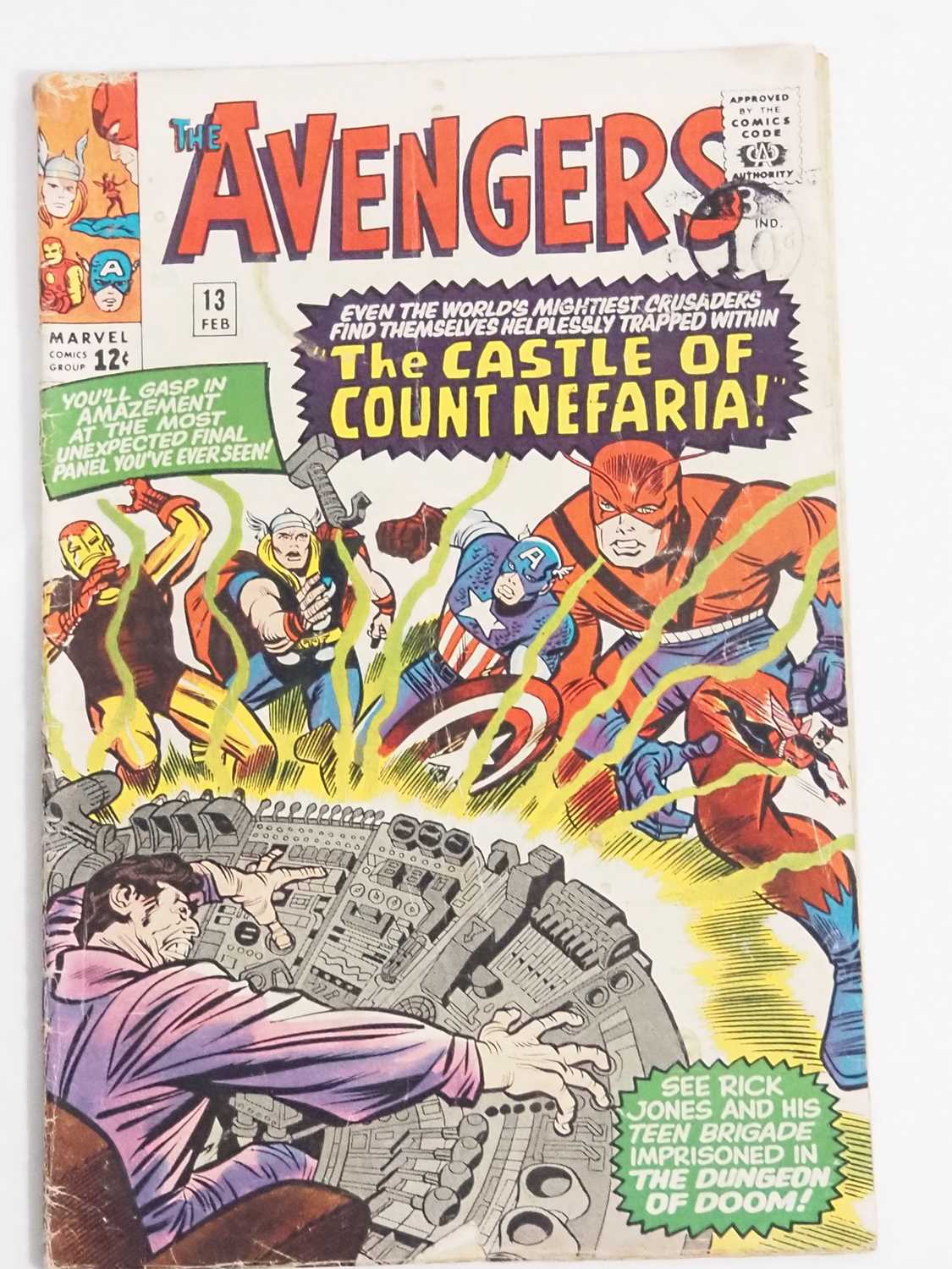 AVENGERS #13 & 15 (2 in Lot) - (1965 - MARVEL) - Includes the first appearance of Count Nefaria + - Image 3 of 4