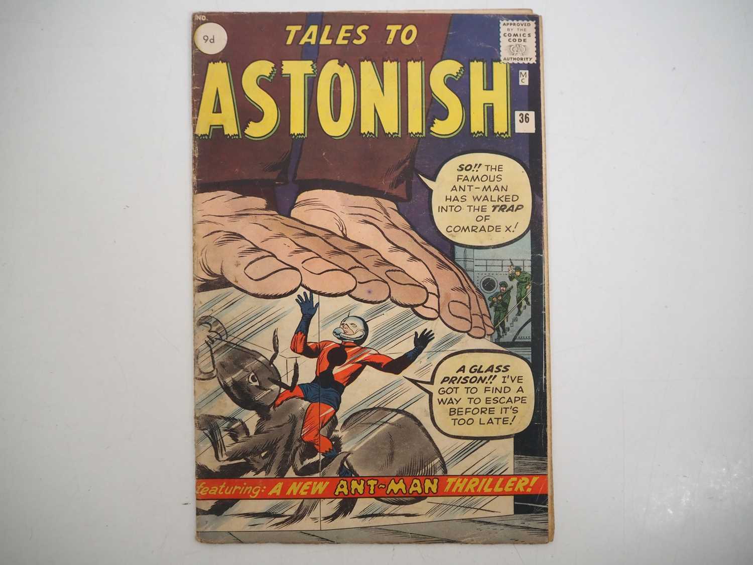 TALES TO ASTONISH #36 (1962 - MARVEL - UK Price Variant) - Includes the second appearance of Ant-Man