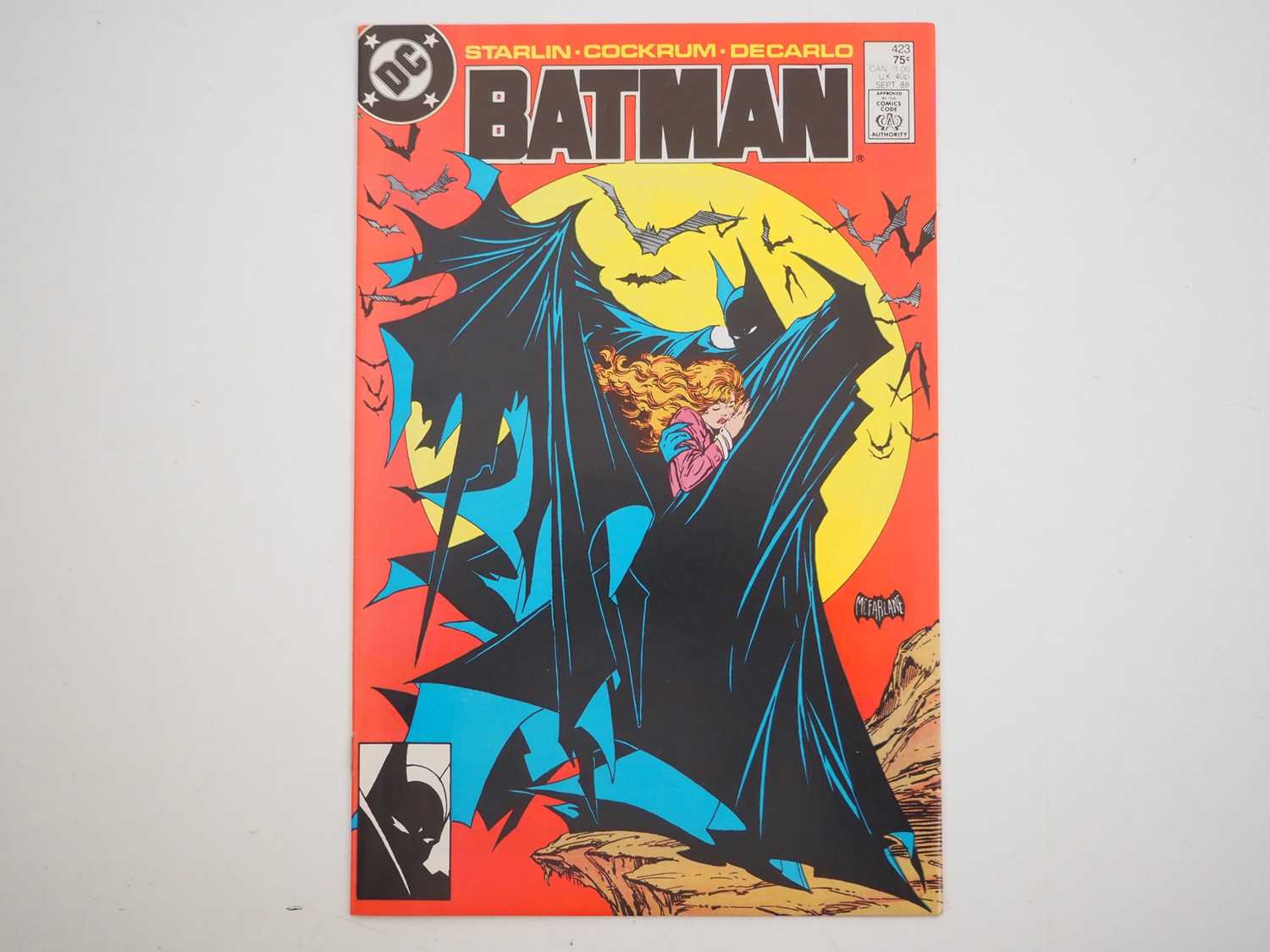 BATMAN #423 - (1988 - DC) - Classic Batman cover by Todd McFarlane with Dave Cockrum interior