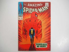 AMAZING SPIDER-MAN #50 - (1967 - MARVEL - UK Price Variant) - RED HOT KEY Book & Character + With