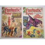 FANTASTIC FOUR #19 & 21 (2 in Lot) - (1963 - MARVEL - US & UK Price Variant) - Includes the first