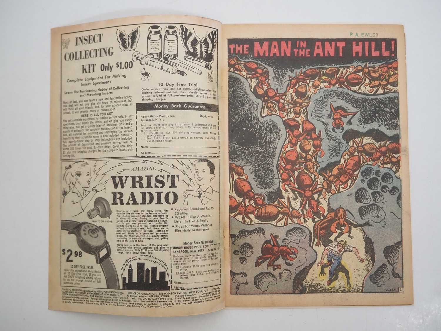 TALES TO ASTONISH #27 (1962 - MARVEL) - First appearance of Ant-Man (Henry Pym) + Currently #12 on - Image 6 of 27