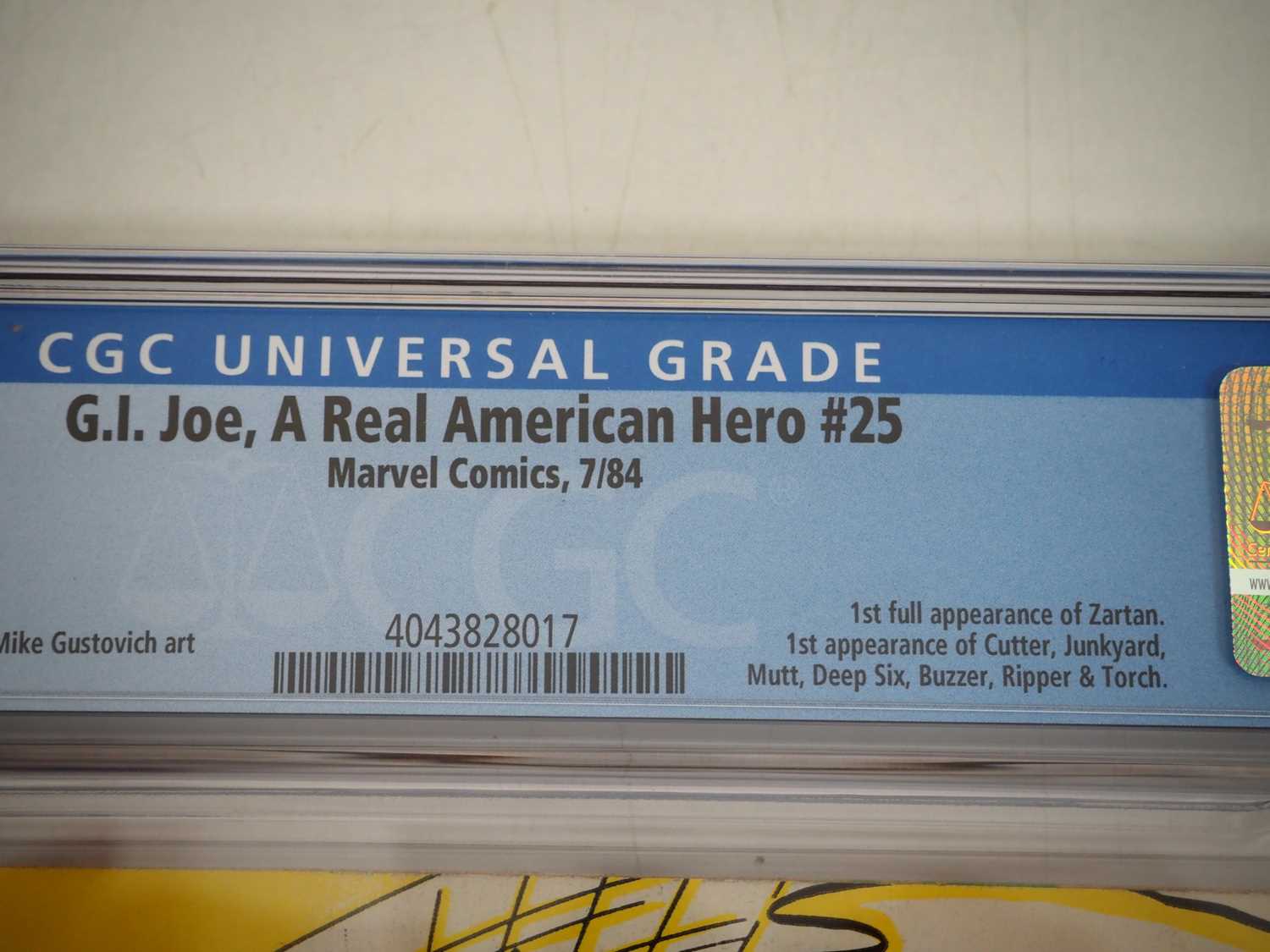 G.I. JOE: A REAL AMERICAN HERO #25 (1984 - MARVEL) - GRADED 9.2 (NM-) by CGC - First full appearance - Image 4 of 4