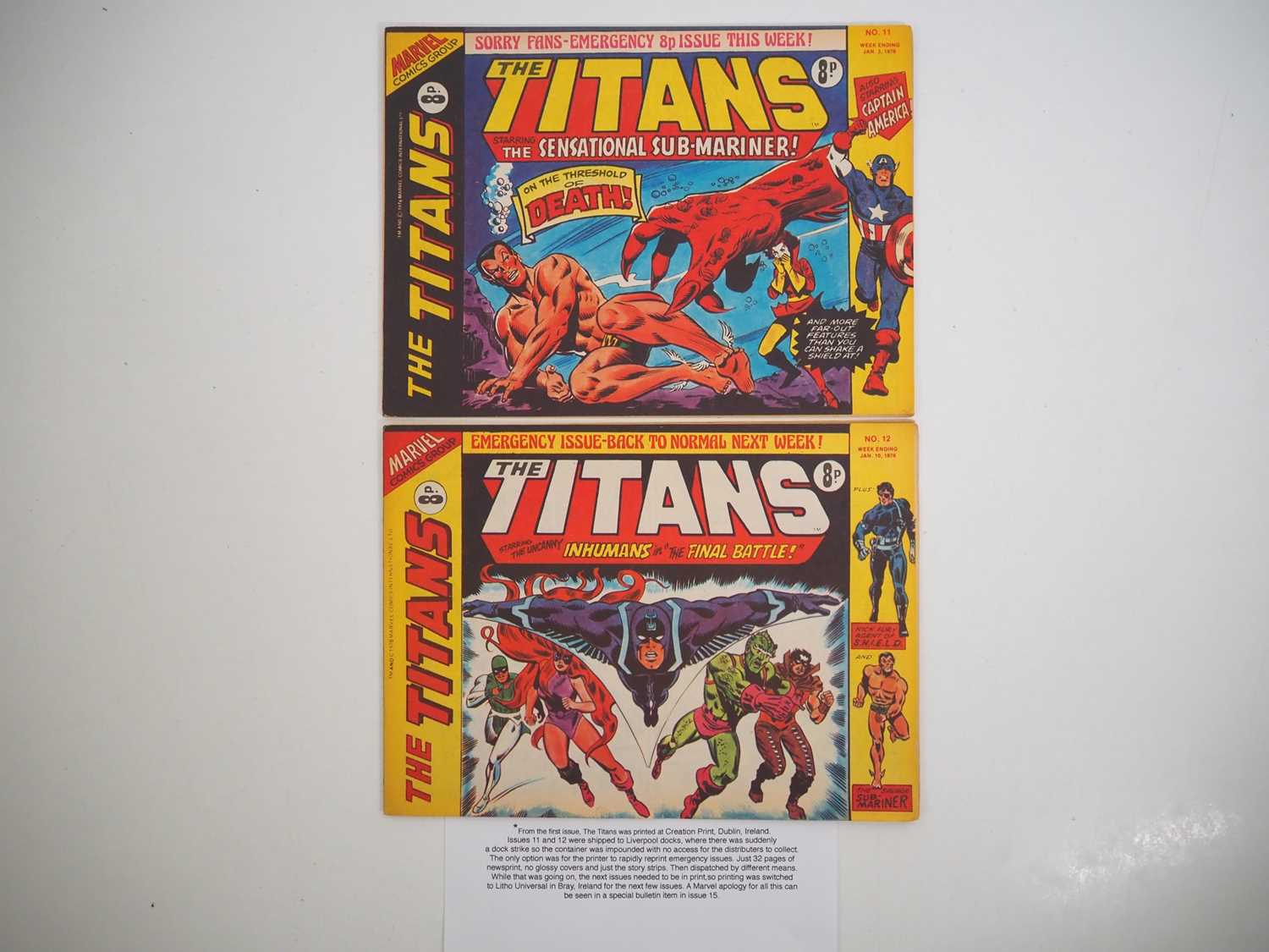 THE TITANS #1 to 19, 22, 24, 27-31, 33, 34, 36, 37, 44, 46-48, 50, 51, 55, 57, 58 (40 in Lot) - ( - Image 4 of 5