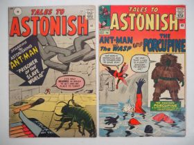 TALES TO ASTONISH #41 & 48 (2 in Lot) - (1963 - MARVEL - UK Price Variant) - Includes the first