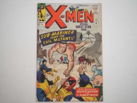 X-MEN #6 (1964 - MARVEL - UK Price Variant) - The third team appearance of the Brotherhood of Evil +