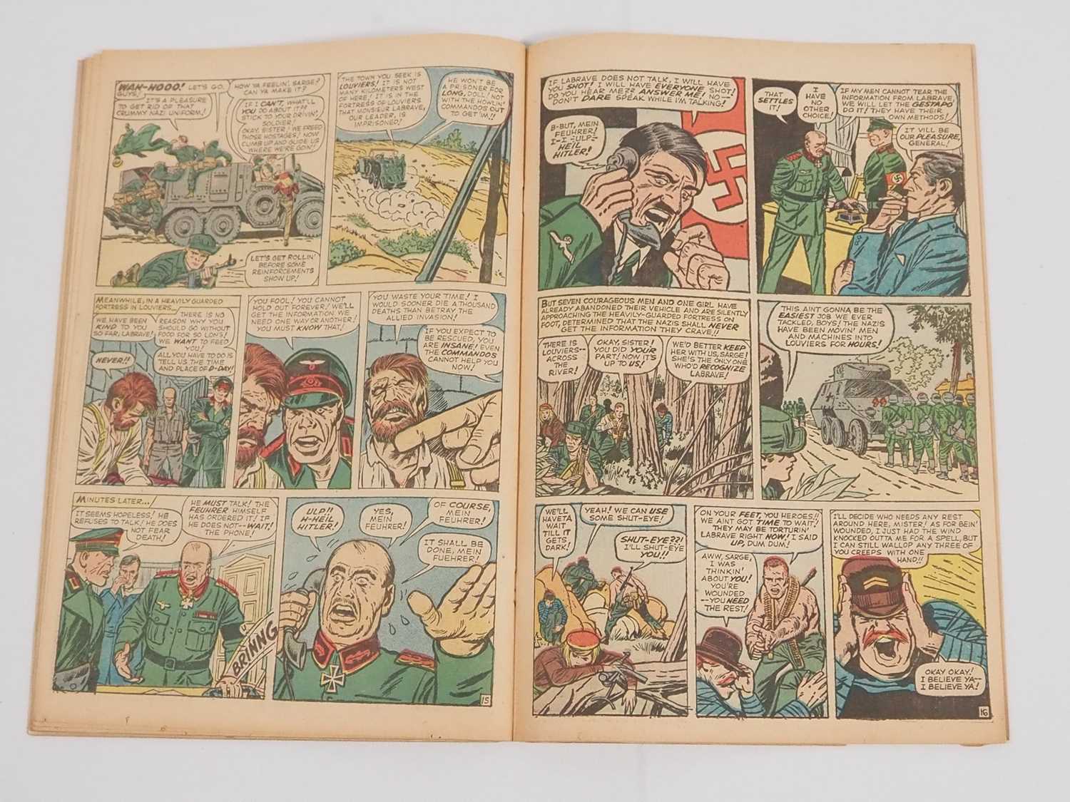 SGT. FURY AND HIS HOWLING COMMANDOS #1 (1963 - MARVEL) First appearances of Sgt. Nick Fury and his - Image 14 of 23