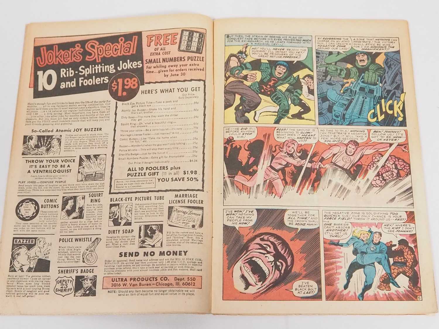 FANTASTIC FOUR #48 (1966 - MARVEL - UK Price Variant) - KEY ISSUE + First appearance of the Silver - Image 5 of 23