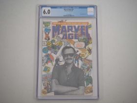 MARVEL AGE #41 (1986 - MARVEL) - GRADED 6.0 (FN) by CGC - Cover portrait of Stan Lee with