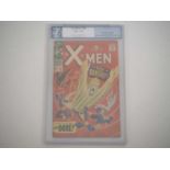 X-MEN #28 (1967 - MARVEL) GRADED 7.5 (VF-) by PGX - The first full appearance of Banshee, father