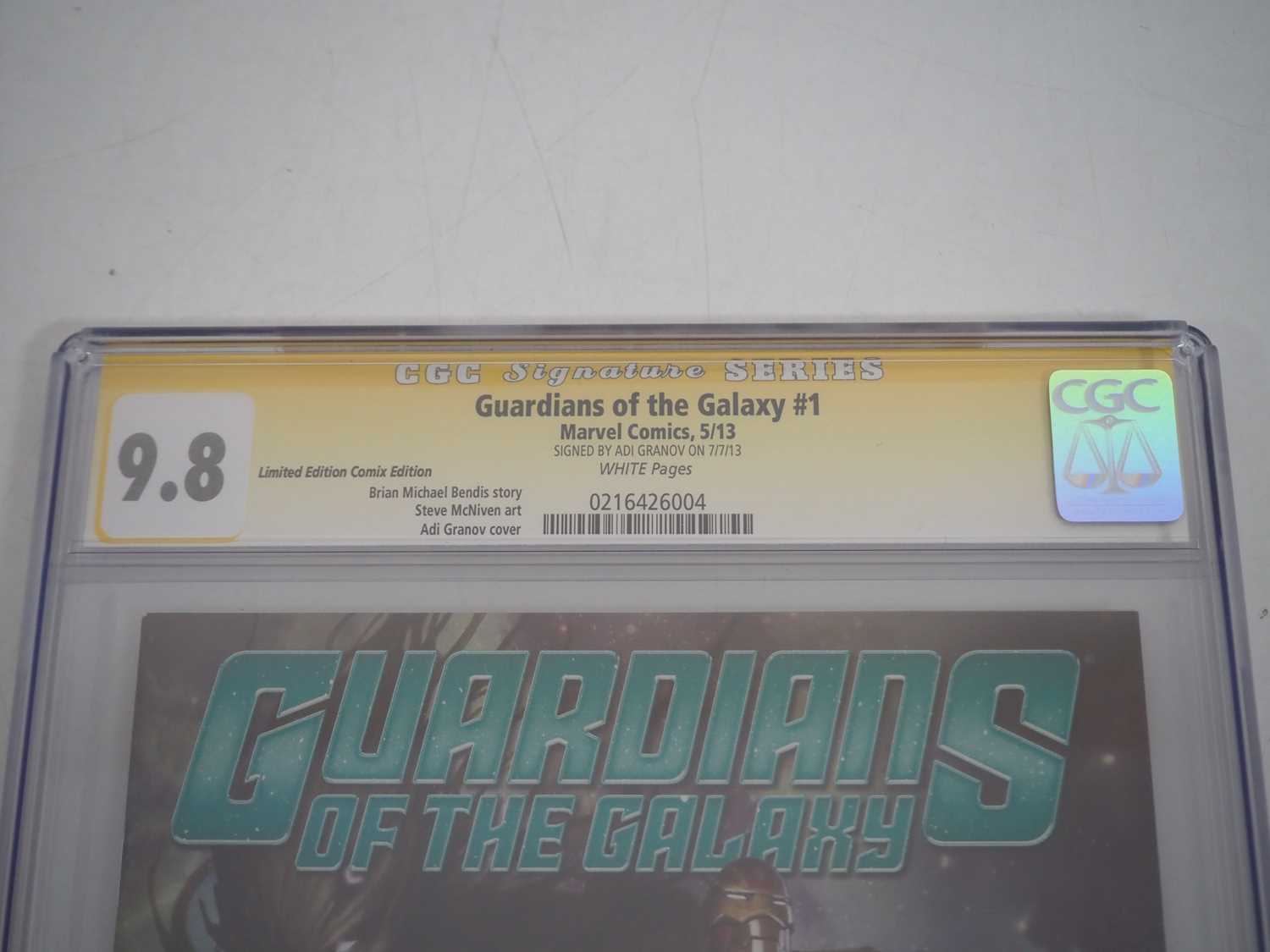 GUARDIANS OF THE GALAXY VOL. 3 #1 (2013 - MARVEL) - GRADED 9.8(NM/MINT) by CGC SIGNATURE SERIES - - Image 3 of 5