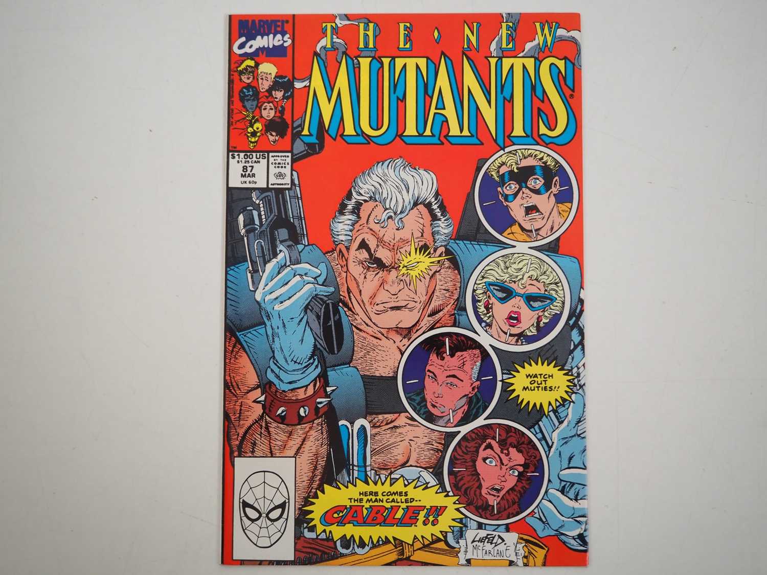 NEW MUTANTS #87 - (1990 - MARVEL) - First full appearance of Cable + First appearances of Stryfe and