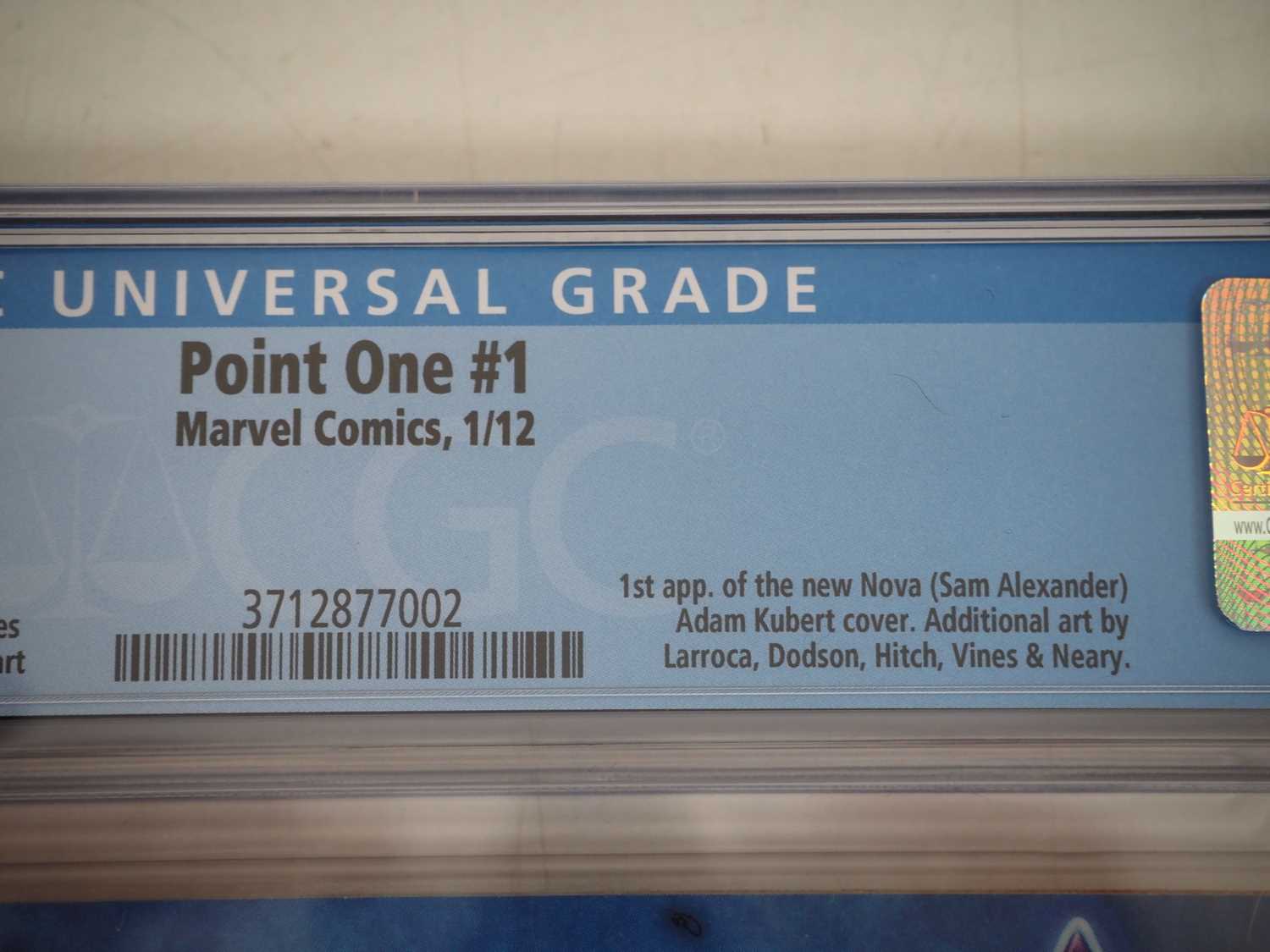 MARVEL POINT ONE #1 GRADED 9.8 (NM/MINT) by CGC & NOVA VOL. 5 #1 (2 in Lot) - (2011/2013 - MARVEL) - - Image 4 of 5