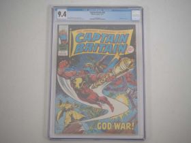 CAPTAIN BRITAIN #36 (1977 - MARVEL UK) - GRADED 9.4 (NM) by CGC - Dated June 15th - "God-War!" -