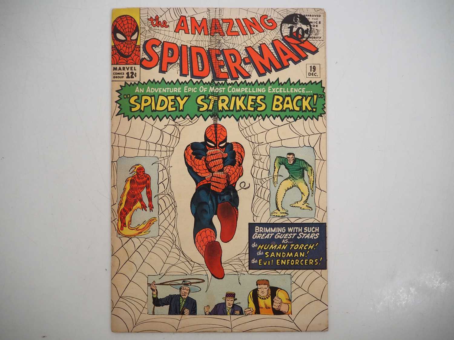 AMAZING SPIDER-MAN #19 - (1964 - MARVEL) - Sandman and the Enforcers appearances + First