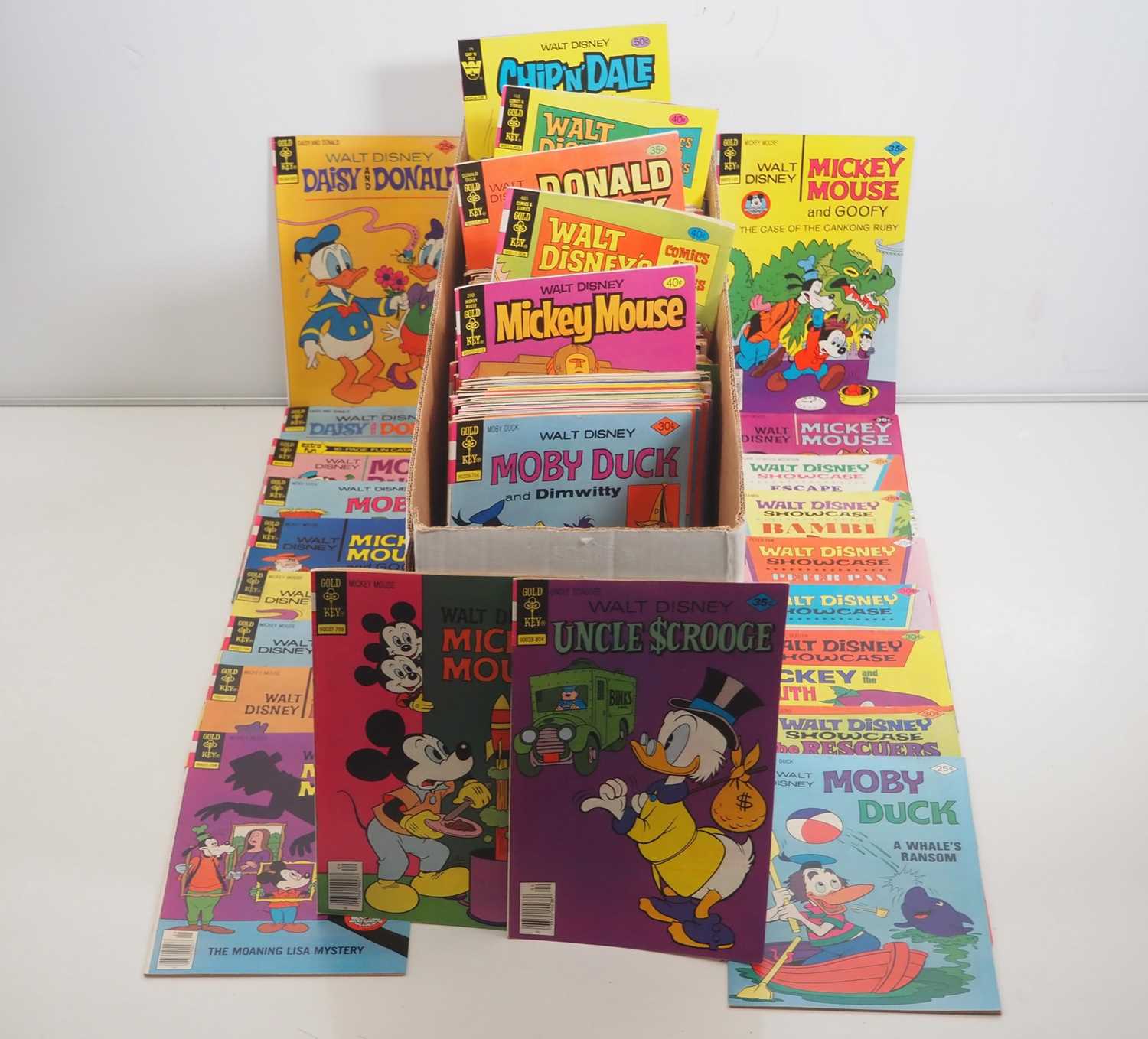 GOLD KEY DISNEY LOT (280+ in Lot) - Large lot of Gold Key Disney comics - titles include Walt Disney