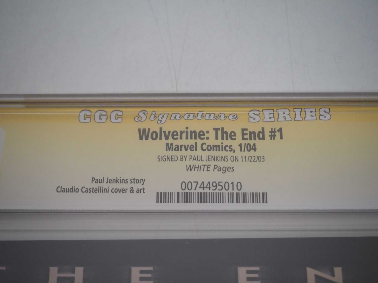 WOLVERINE: THE END #1 (2004 - MARVEL) - GRADED 9.6 (NM+) by CGC SIGNATURE SERIES - SIGNED BY PAUL - Image 4 of 6