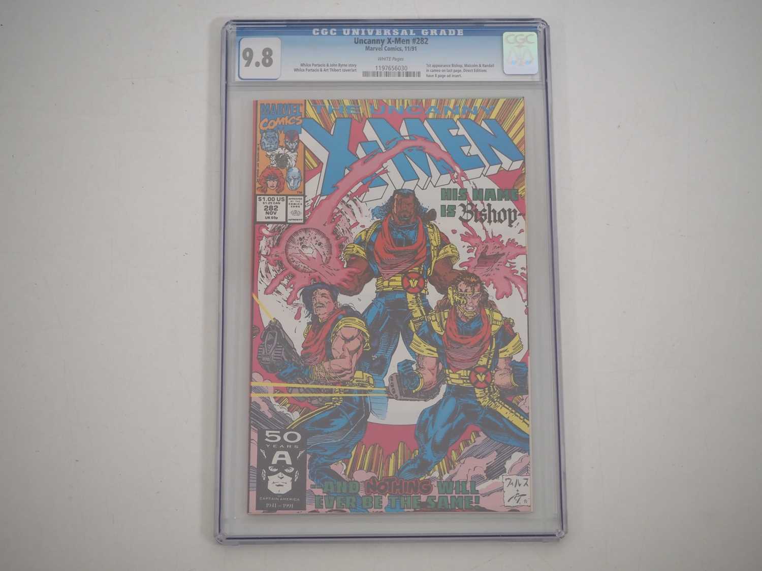 UNCANNY X-MEN #282 (1991 - MARVEL) - GRADED 9.8(NM/MINT) by CGC - The first appearance of Bishop -