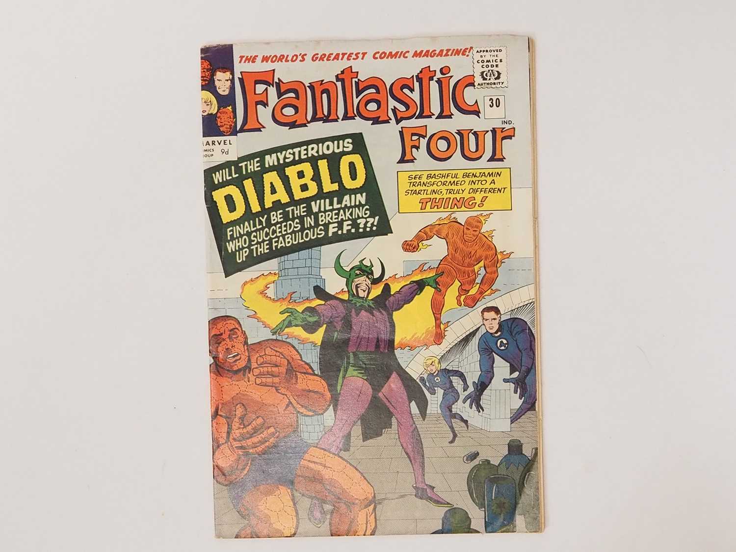 FANTASTIC FOUR #29 & 30 (2 in Lot) - (1964 - MARVEL - UK Price Variant) - Includes the first cover - Image 3 of 5