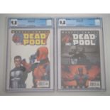 DEADPOOL #54 & 55 (2 in Lot) - (2001 - MARVEL) - GRADED 9.8 (NM/MINT) by CGC - First meeting and