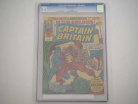 CAPTAIN BRITAIN #15 (1977 - MARVEL UK) - GRADED 9.4 (NM) by CGC - Dated January 19th - Captain