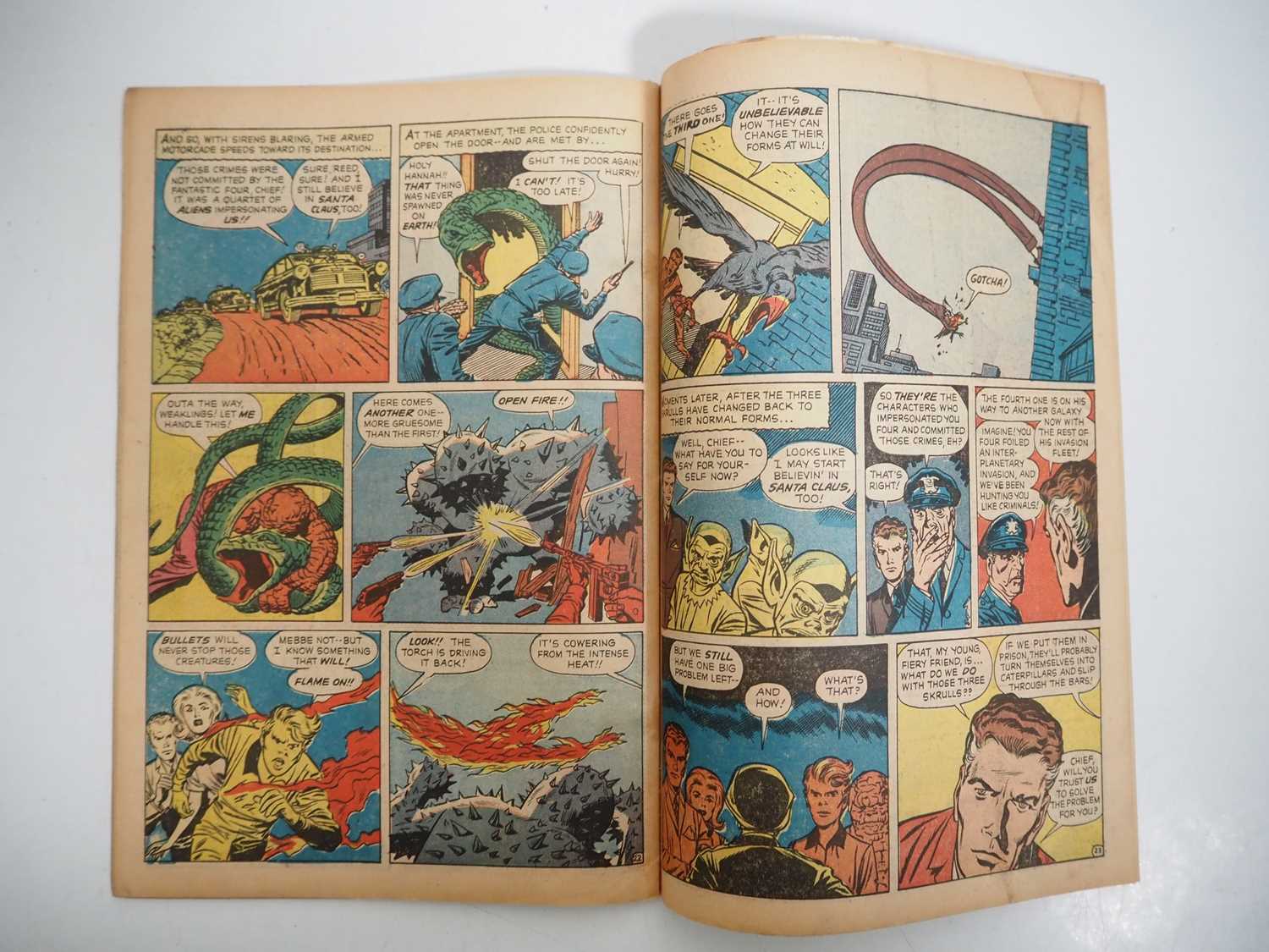 FANTASTIC FOUR #2 (1962 - MARVEL) - The first team appearance of the Skrulls + the second team - Image 22 of 28