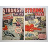 STRANGE TALES #103 & 105 (2 in Lot) - (1962/1963 - MARVEL - UK Price Variant) - Includes the first