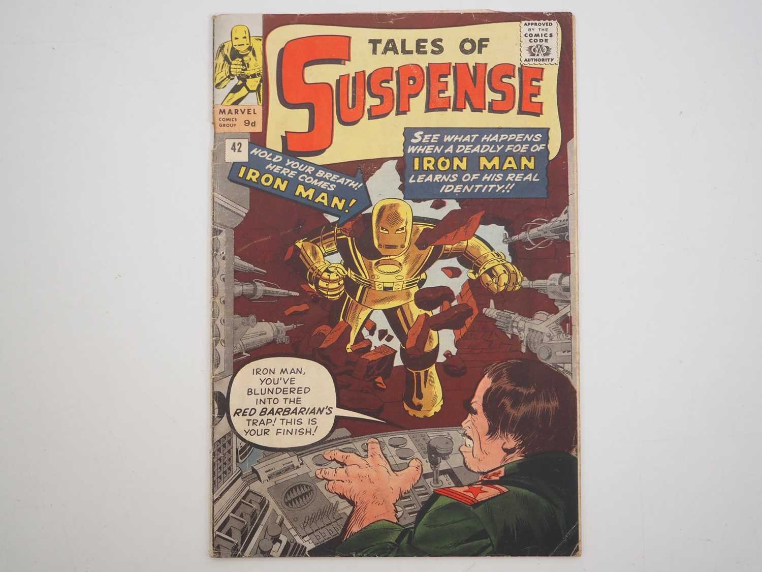 TALES OF SUSPENSE #42 (1963 - MARVEL - UK Price Variant) - The fourth appearance of Iron Man who