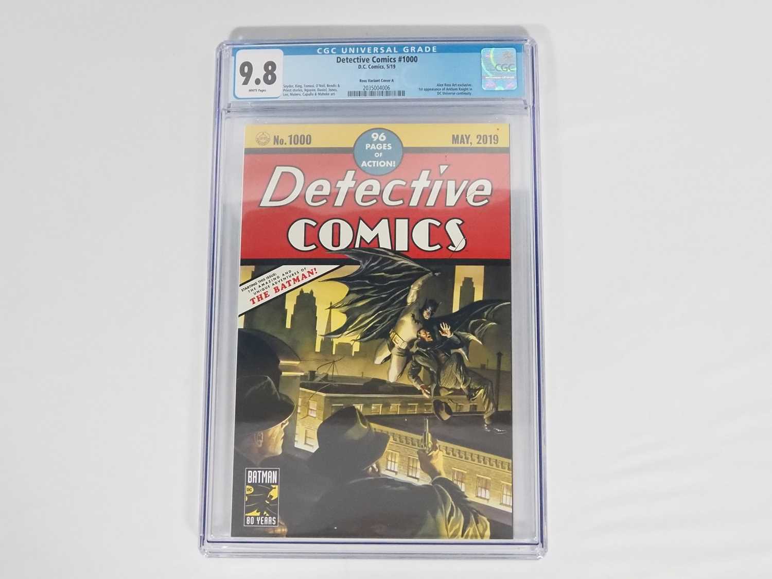 DETECTIVE COMICS #1000 - (2019 - DC) - GRADED 9.8 (NM/MINT) by CGC - First appearance of Arkham