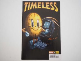 TIMELESS #1 MISS MINUTES VARIANT COVER (2021 - MARVEL) - The first cover appearance of Miss Minutes,