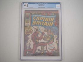 CAPTAIN BRITAIN #2 (1976 - MARVEL UK) - GRADED 9.4 (NM) by CGC - Dated October 20th - FREE GIFT
