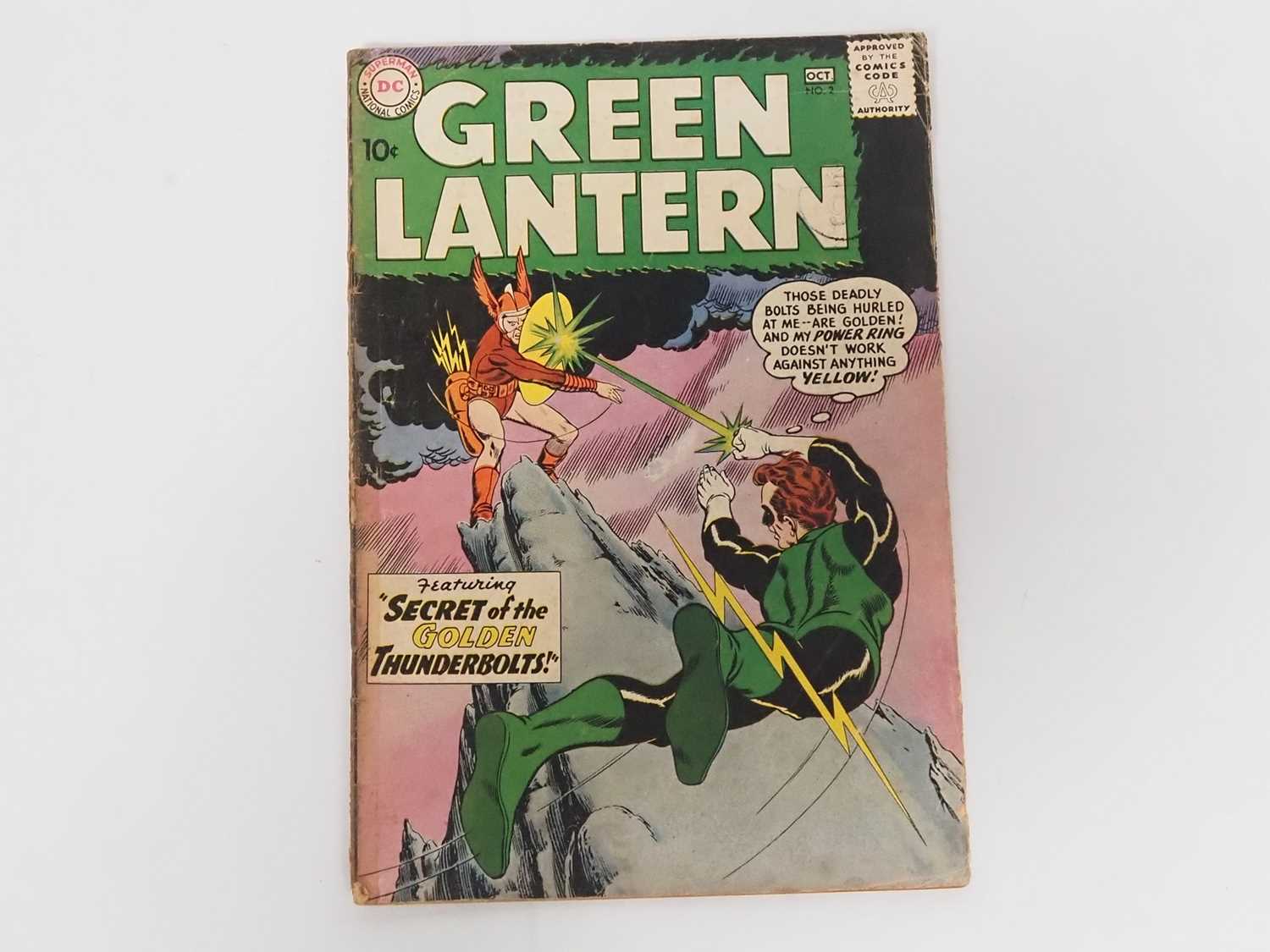 GREEN LANTERN #2 (1960 - DC) - The first appearance of Pieface, the first team appearance of the