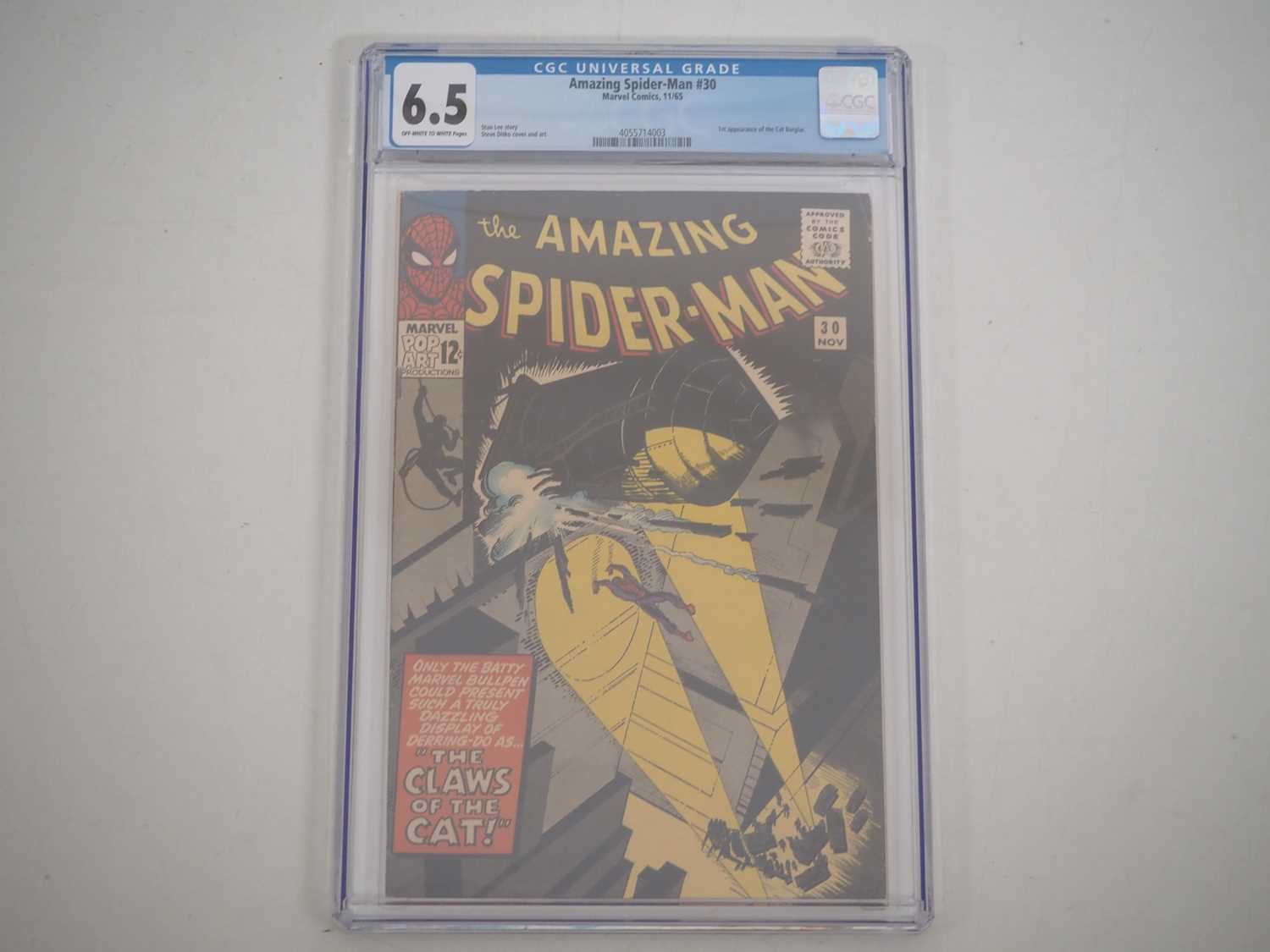 AMAZING SPIDER-MAN #30 (1965 - MARVEL) - GRADED 6.5 (FN+) by CGC - Includes the first appearance