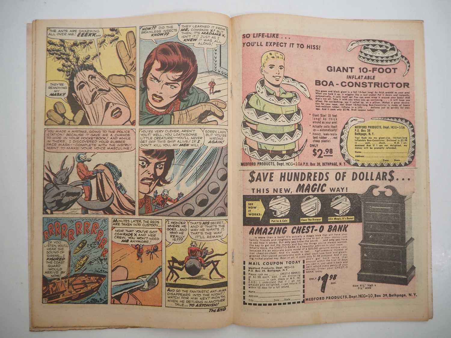 TALES TO ASTONISH #36 (1962 - MARVEL - UK Price Variant) - Includes the second appearance of Ant-Man - Image 5 of 9