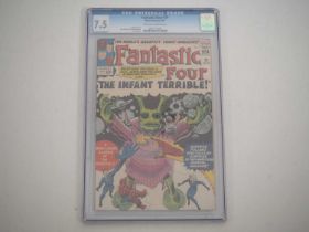 FANTASTIC FOUR #24 (1964 - MARVEL) - GRADED 7.5 (VF-) by CGC - "The Infant Terrible!" - Jack Kirby &