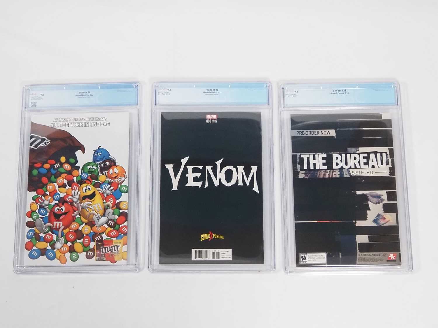 VENOM 9.8 LOT (3 in Lot) - (2013/2022 - MARVEL) All GRADED 9.8 (NM/MINT) by CGC - Includes VENOM - Image 2 of 5